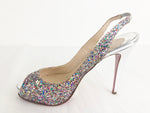 Christian Louboutin Glitter Slingback Size 8