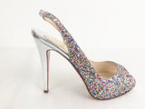 Christian Louboutin Glitter Slingback Size 8