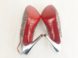 Christian Louboutin Glitter Slingback Size 8