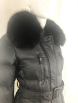 Burberry Sport Fur Trimmed Puffer Jacket Size S