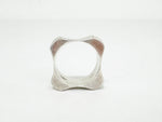 Sterling Silver Square Ring Size 8
