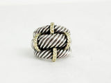 David Yurman 3 Row Cable Ring Size 7.5