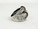 David Yurman 3 Row Cable Ring Size 7.5