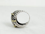 David Yurman 3 Row Cable Ring Size 7.5