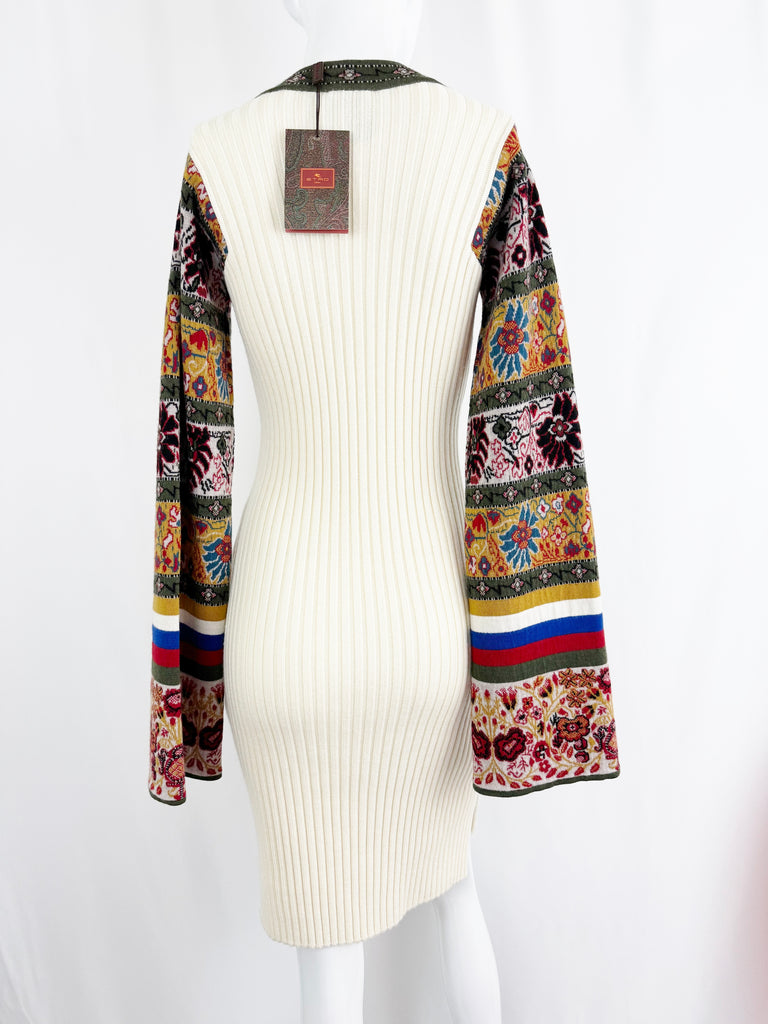 NEW Etro Knit Patterned Dress Size S/4 KMK Luxury Consignment NEW Etro Knit Patterned Dress Size S/4 KMK Luxury Consignment