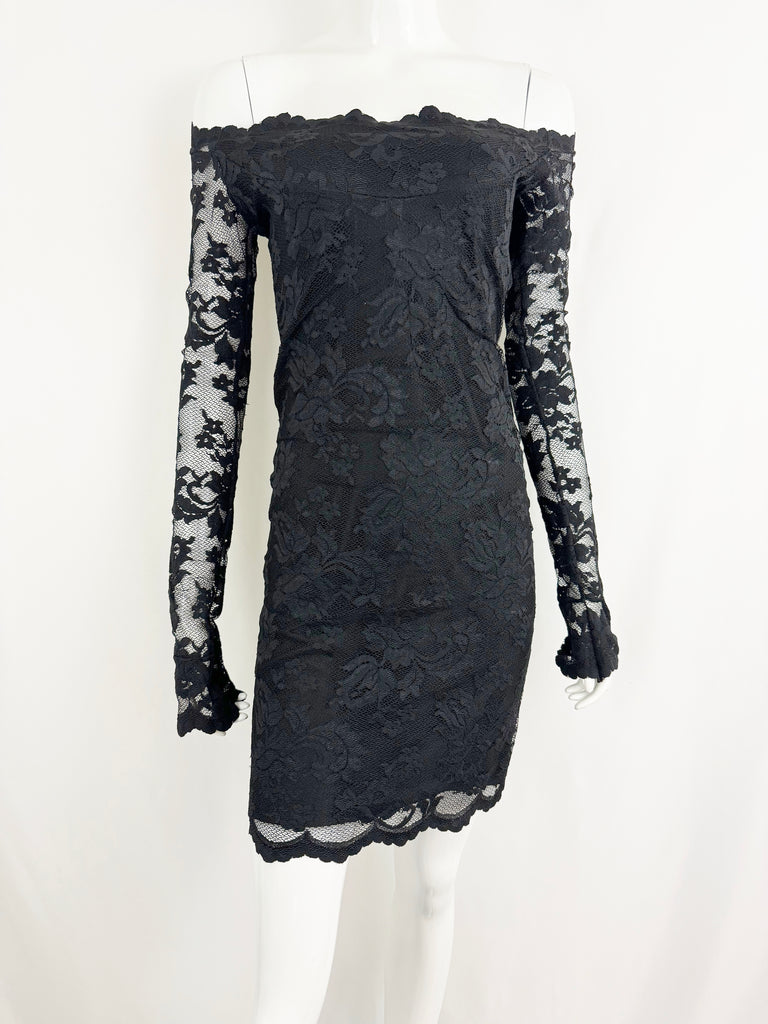 NEW Balensi Paris Lace Dress Size 4 KMK Luxury Consignment NEW Balensi Paris Lace Dress Size 4 KMK Luxury Consignment
