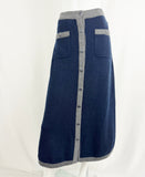 Chanel Cashmere Skirt Size XS