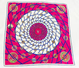 Hermes Space Fires Silk Scarf