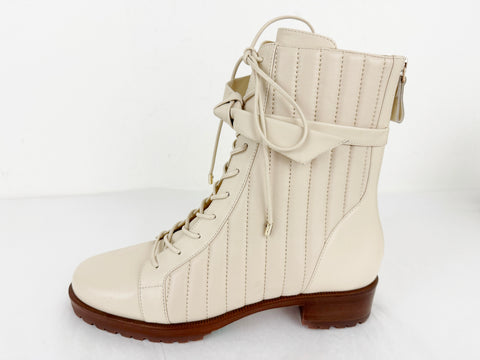 NEW Alexandre Birman Quilted Combat Boots Size 10.5