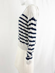 Barrie Striped Cashmere Sweater Size S