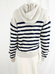Barrie Striped Cashmere Sweater Size S