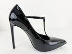 Saint Laurent Patent T-Strap Pumps Size 8.5