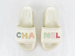 NEW Chanel Lambskin Slides Size 7