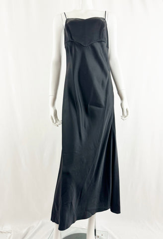NEW Jil Sander Satin Maxi Dress Size 6