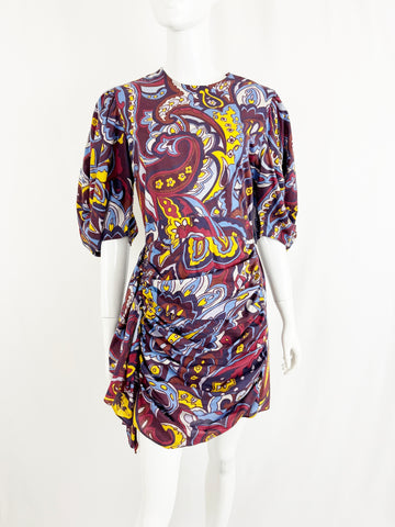 Rhode Cotton Patterned Dress Size S