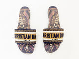 Christian Dior Canvas Sandal Size 8