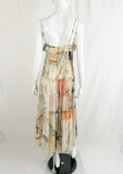 NEW Celine Tiered Maxi Dress Size S