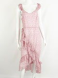 LoveShackFancy Ruffled High-Low Dress Size 6