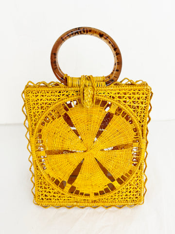 Silvia Tsherassi Woven Handbag