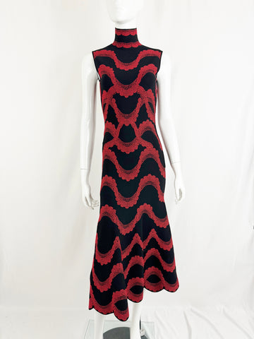 Alexander McQueen Knit Midi Dress