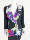 Chanel Suit W/Silk Accent Size M/10