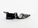 Fendi Colibri Logo PVC Flats Size 10