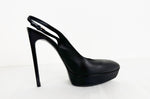 Saint Laurent Slinback Platform Pumps Size 8.5