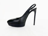 Saint Laurent Slinback Platform Pumps Size 8.5