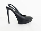 Saint Laurent Slinback Platform Pumps Size 8.5