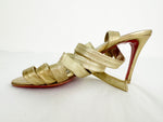 Christian Louboutin Leather Lace-Up Sandal Size 8.5