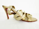 Christian Louboutin Leather Lace-Up Sandal Size 8.5