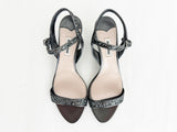NEW Miu Miu Glitter Sandal Size 7.5