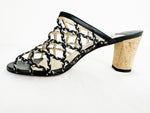 Jimmy Choo Leather Woven Mules Size 9.5