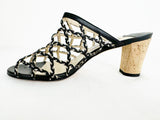 Jimmy Choo Leather Woven Mules Size 9.5