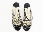 Jimmy Choo Leather Woven Mules Size 9.5