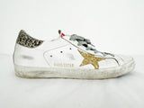 Golden Goose Fatigue w/Leopard Sneaker Size 10