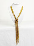 Celine Knot Tassel Necklace