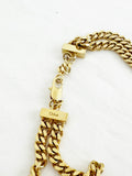 Chloe Double Chain Circle Necklace