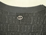 Chanel Knit Ruffle Trim Mini Dress Size XS