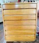 Sligh Oak 4 Drawer Nightstand