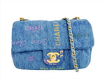 NEW Chanel Denim Flap Shoulder Bag