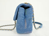 NEW Chanel Denim Flap Shoulder Bag