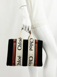 Chloe Woody Wool Tote