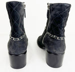 Chanel Suede Ankle Boots Size 11