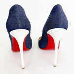 Christian Louboutin Denim Stiletto Size 10