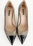 Giorgio Armani Snake Print Kitten Heel Size 6.5