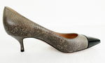 Giorgio Armani Snake Print Kitten Heel Size 6.5