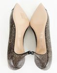 Giorgio Armani Snake Print Kitten Heel Size 6.5