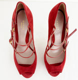 Gucci Strappy Platform Pumps Size 9