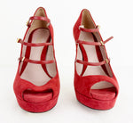 Gucci Strappy Platform Pumps Size 9